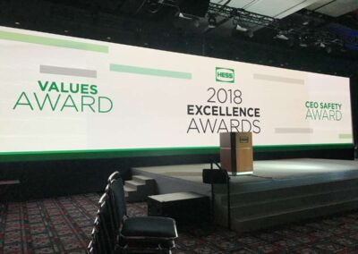 Hess Excellence Awards - Video Wall