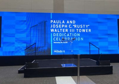 Methodist Hospital Fundraiser with Video Wall