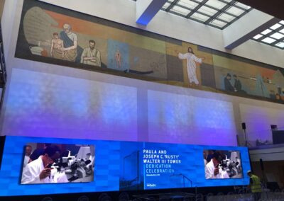 Methodist Hospital Fundraiser with Video Wall