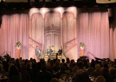 Julie Andrews speaks at an event