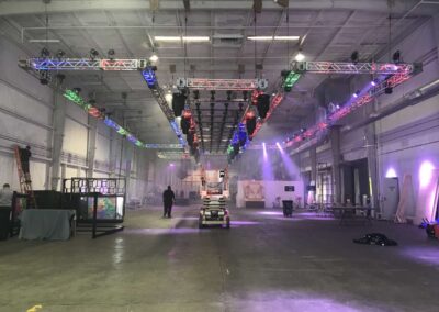 Google Event in Houston TX - Stage Rigging